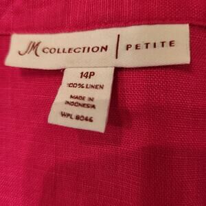 JM Collection Pink 14P Career Blazer/Top